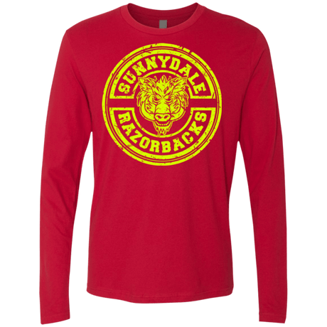 T-Shirts Red / Small Sunnydale razorbacks Men's Premium Long Sleeve