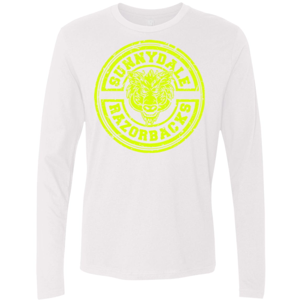 T-Shirts White / Small Sunnydale razorbacks Men's Premium Long Sleeve