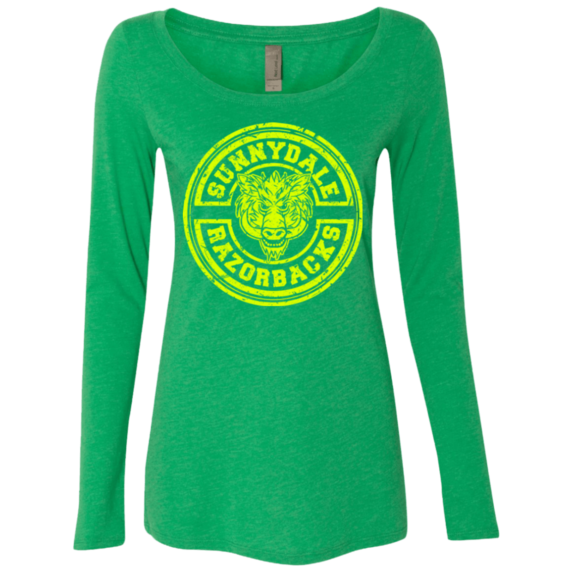T-Shirts Envy / Small Sunnydale razorbacks Women's Triblend Long Sleeve Shirt