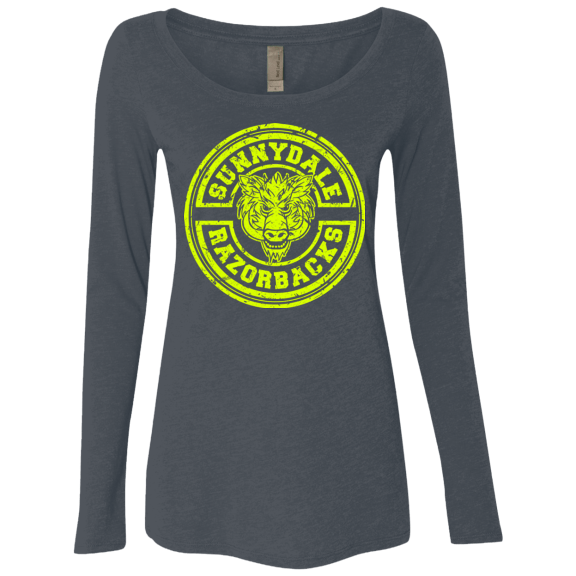T-Shirts Vintage Navy / Small Sunnydale razorbacks Women's Triblend Long Sleeve Shirt