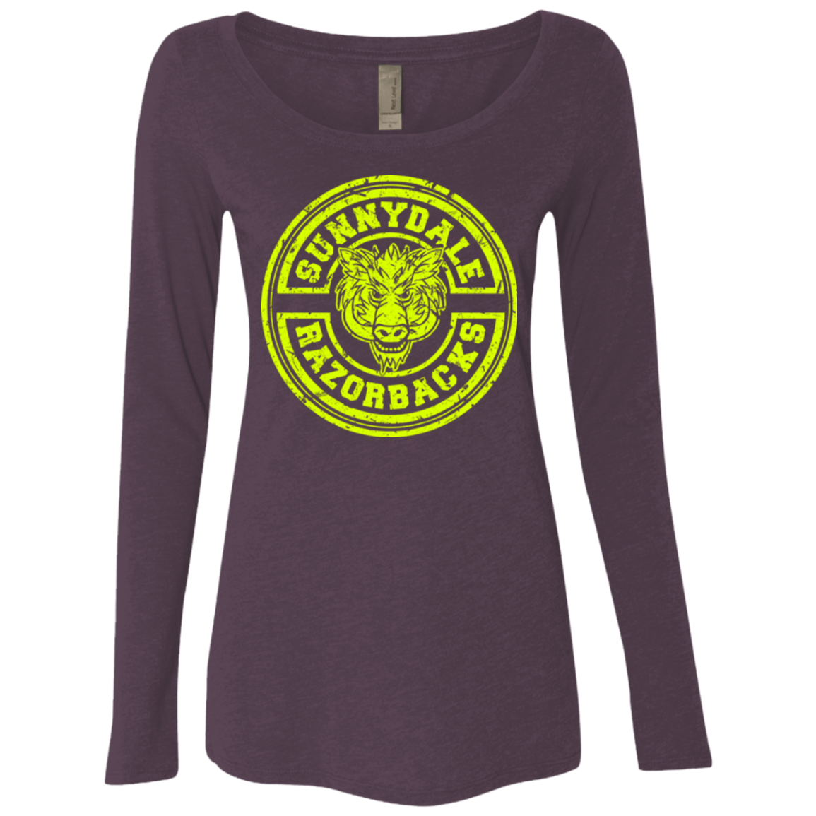 T-Shirts Vintage Purple / Small Sunnydale razorbacks Women's Triblend Long Sleeve Shirt