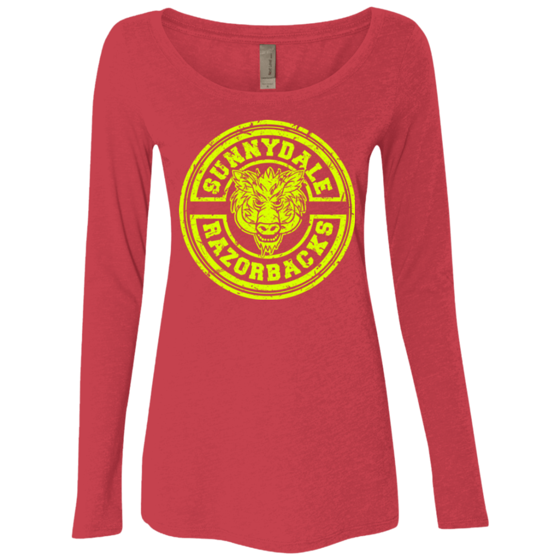 T-Shirts Vintage Red / Small Sunnydale razorbacks Women's Triblend Long Sleeve Shirt