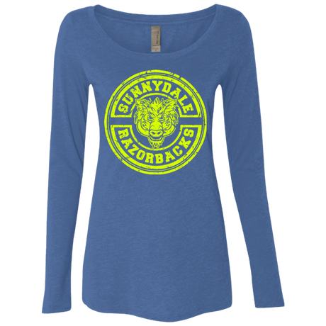 T-Shirts Vintage Royal / Small Sunnydale razorbacks Women's Triblend Long Sleeve Shirt