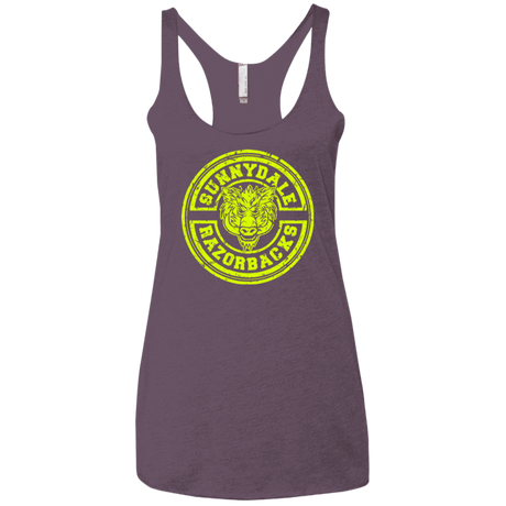 T-Shirts Vintage Purple / X-Small Sunnydale razorbacks Women's Triblend Racerback Tank