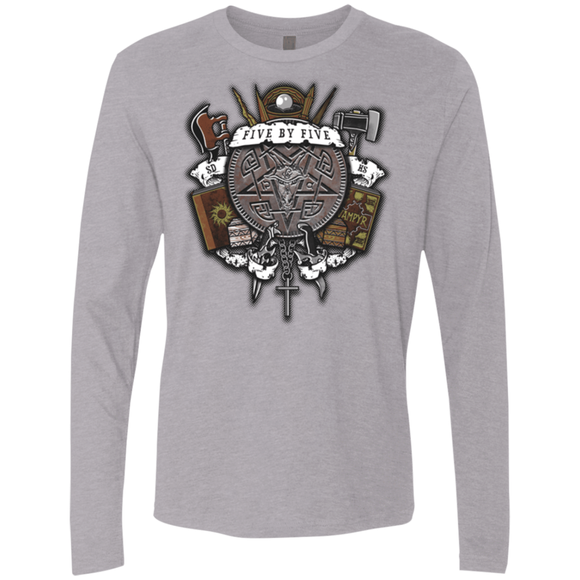 T-Shirts Heather Grey / Small Sunnydale Slaying Men's Premium Long Sleeve