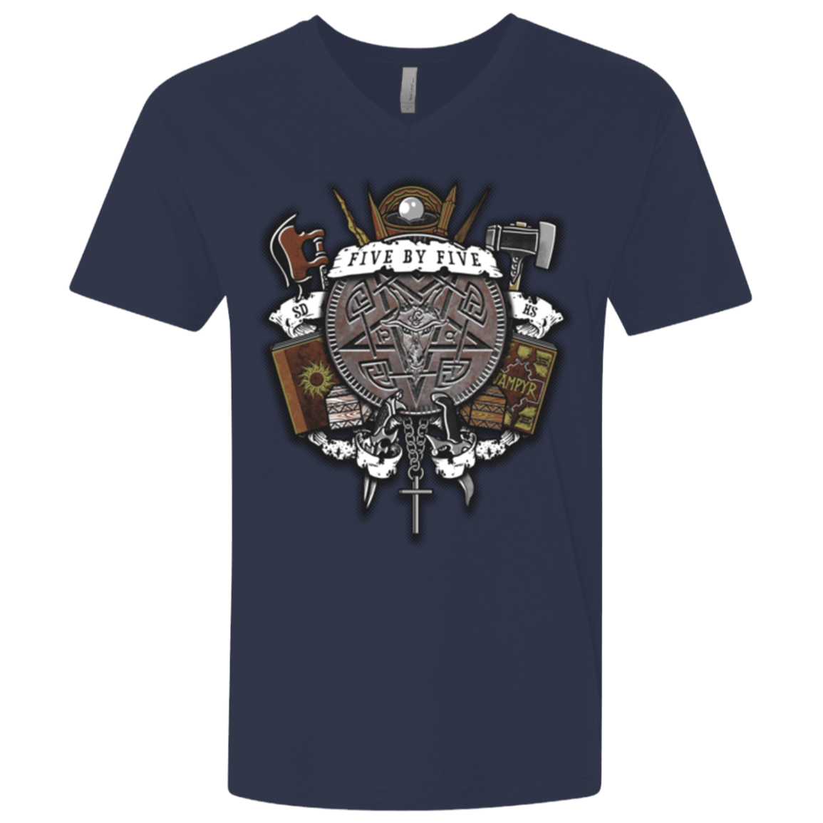 T-Shirts Midnight Navy / X-Small Sunnydale Slaying Men's Premium V-Neck