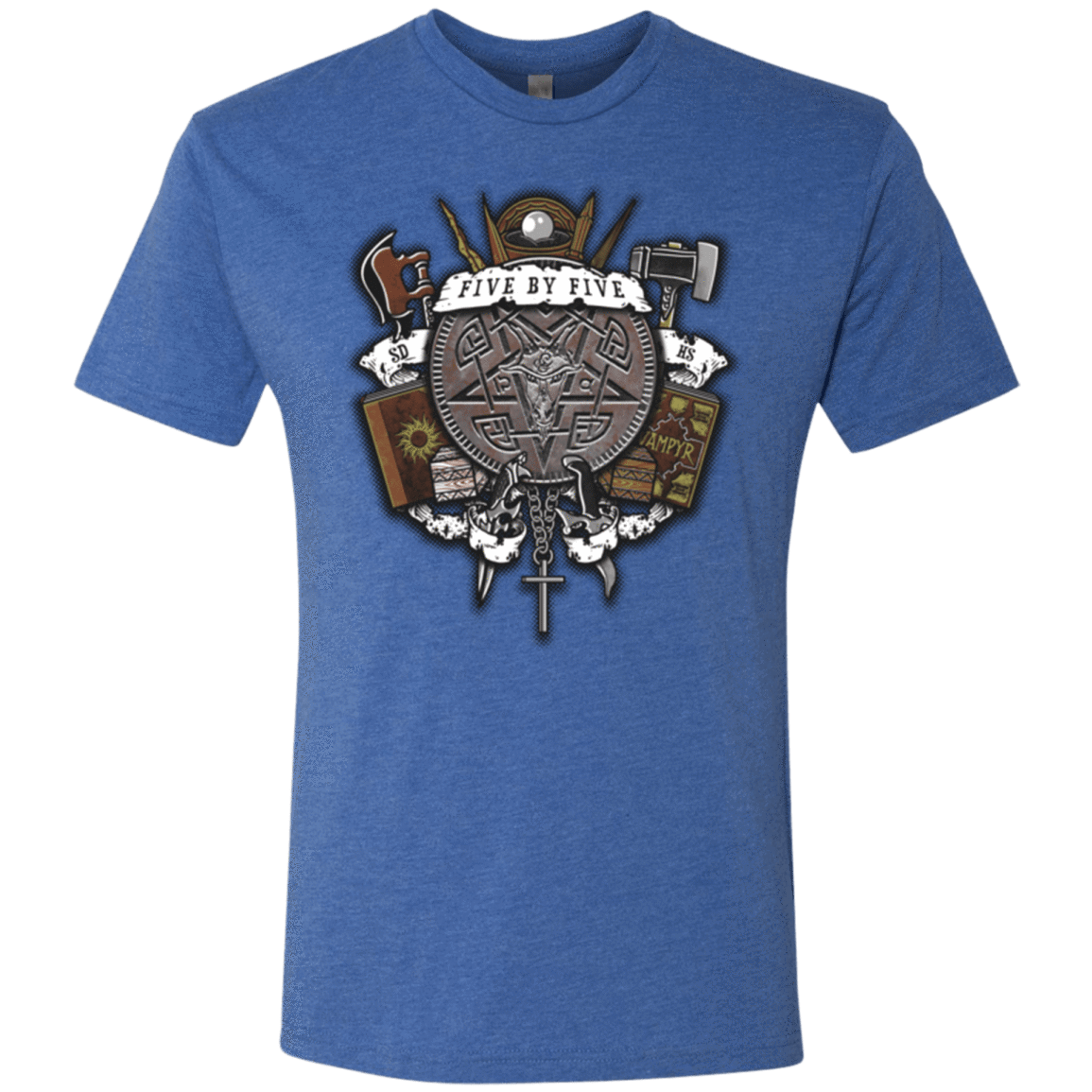 T-Shirts Vintage Royal / Small Sunnydale Slaying Men's Triblend T-Shirt