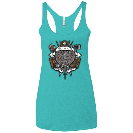 T-Shirts Tahiti Blue / X-Small Sunnydale Slaying Women's Triblend Racerback Tank