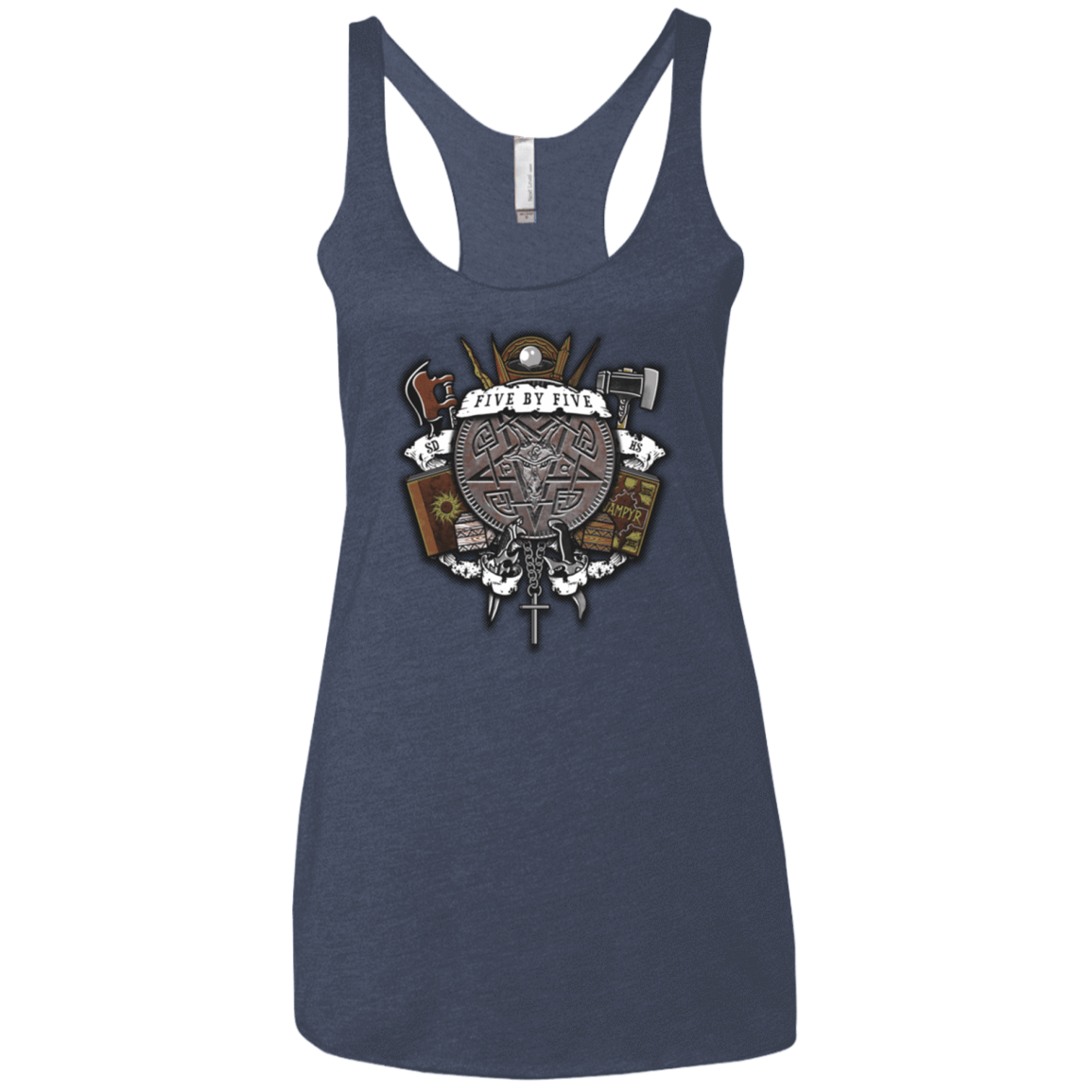 T-Shirts Vintage Navy / X-Small Sunnydale Slaying Women's Triblend Racerback Tank