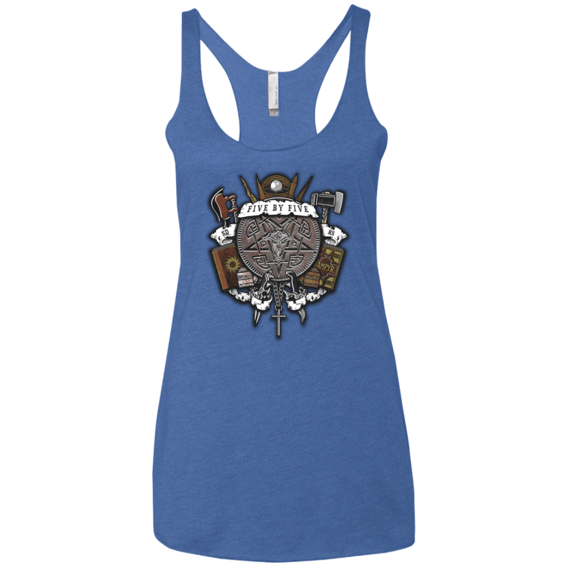 T-Shirts Vintage Royal / X-Small Sunnydale Slaying Women's Triblend Racerback Tank