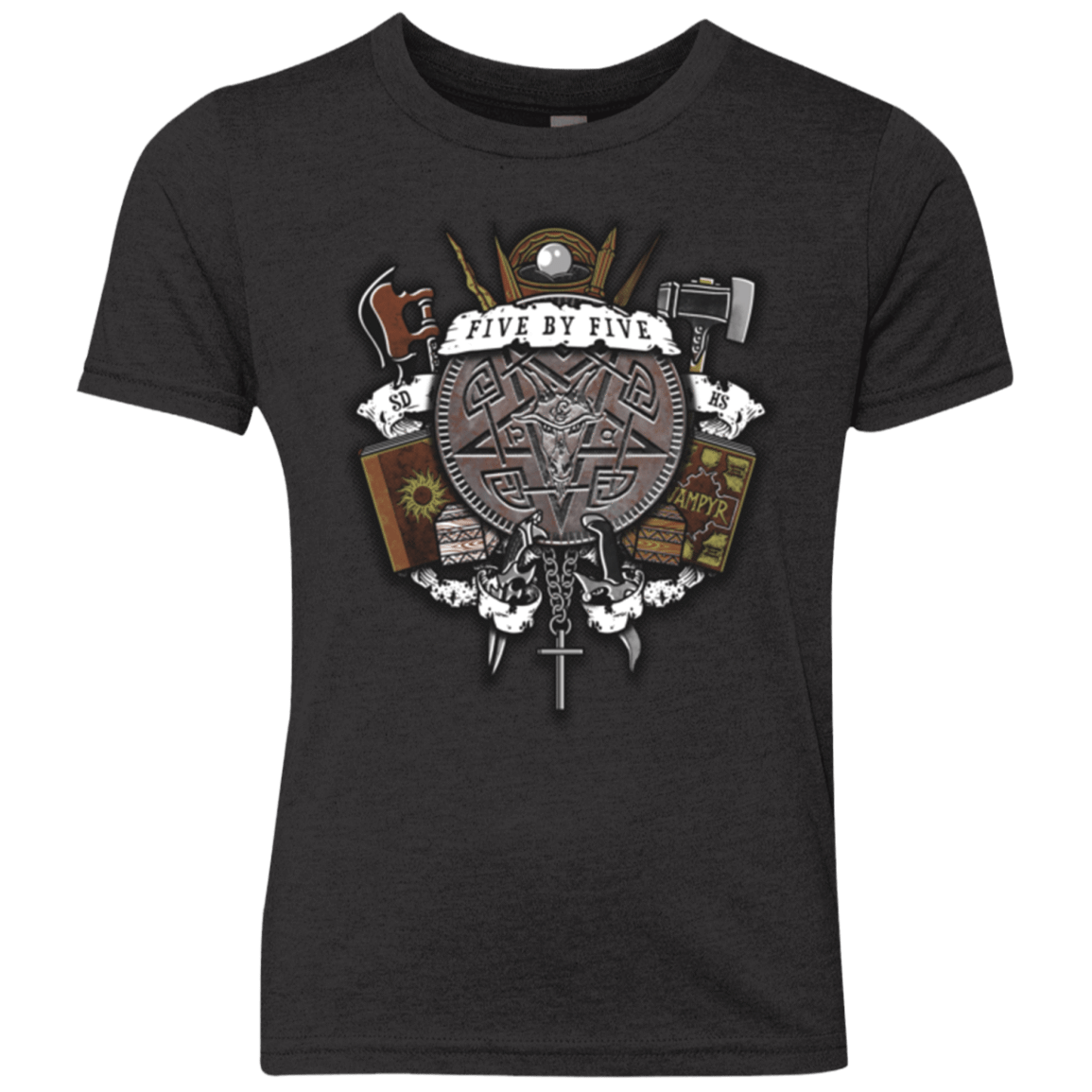 T-Shirts Vintage Black / YXS Sunnydale Slaying Youth Triblend T-Shirt