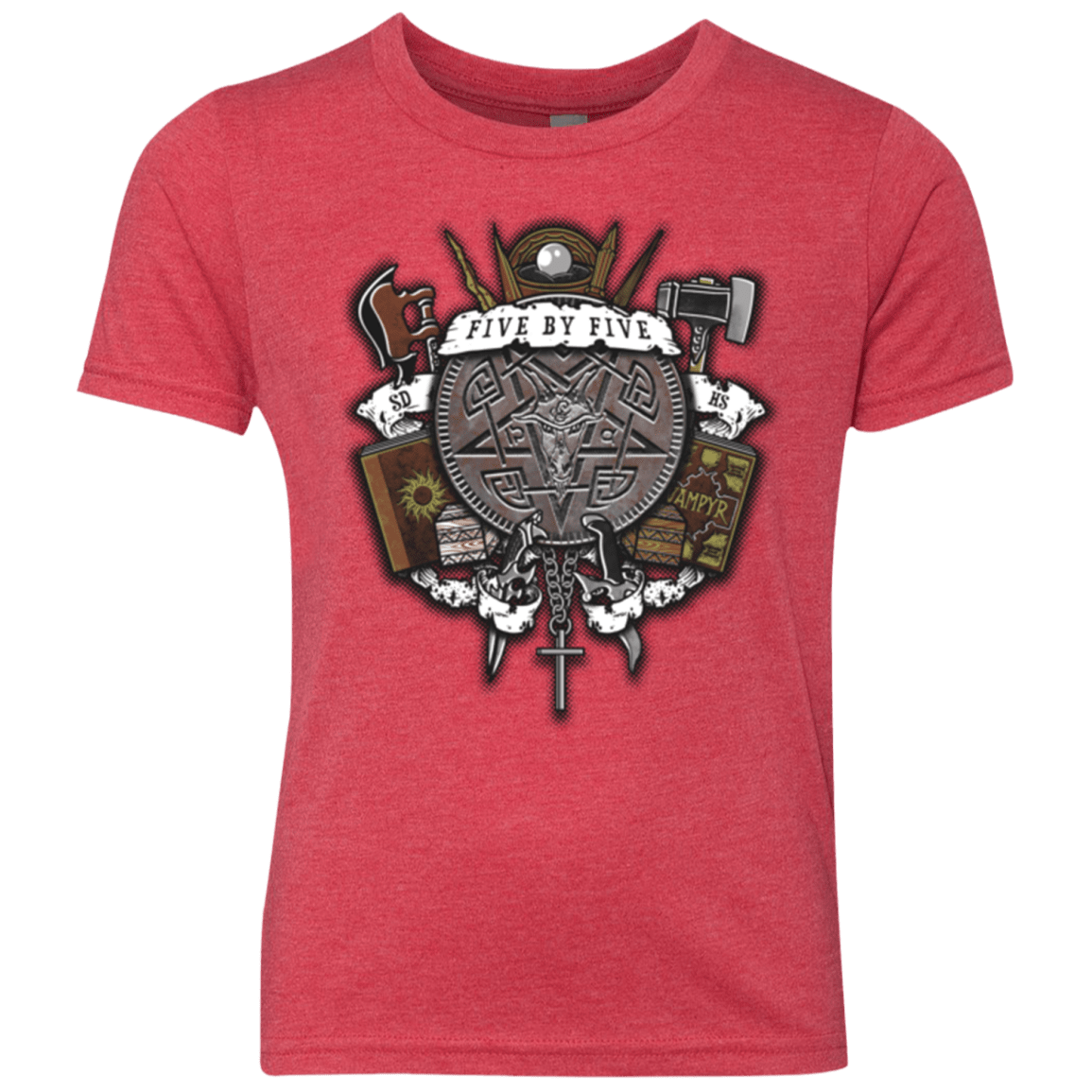 T-Shirts Vintage Red / YXS Sunnydale Slaying Youth Triblend T-Shirt