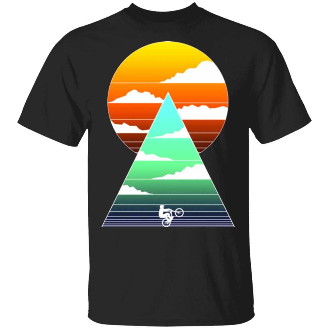 T-Shirts Black / S Sunrise Bike Ride T-Shirt