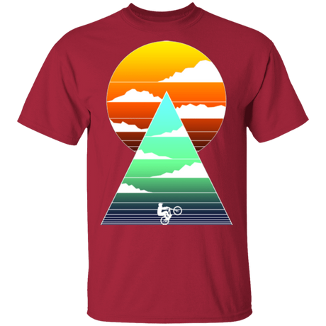 T-Shirts Cardinal / S Sunrise Bike Ride T-Shirt