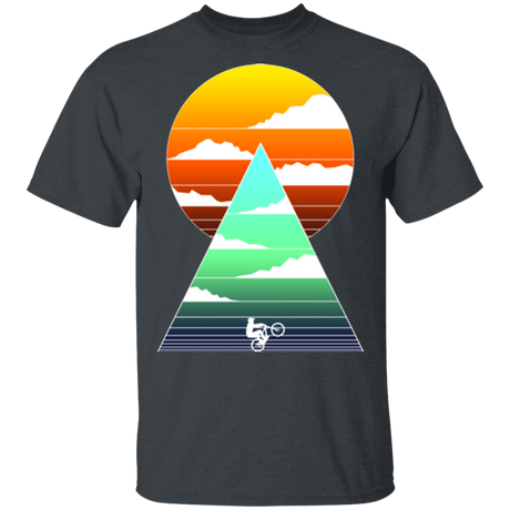 T-Shirts Dark Heather / S Sunrise Bike Ride T-Shirt