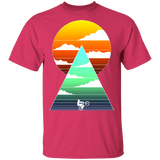 T-Shirts Heliconia / S Sunrise Bike Ride T-Shirt