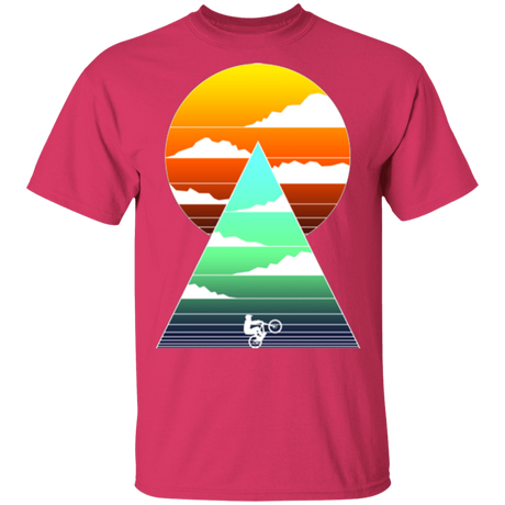 T-Shirts Heliconia / S Sunrise Bike Ride T-Shirt