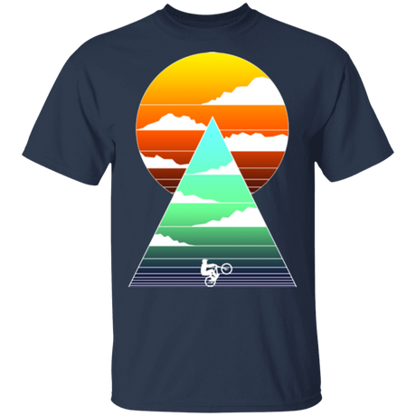 T-Shirts Navy / S Sunrise Bike Ride T-Shirt