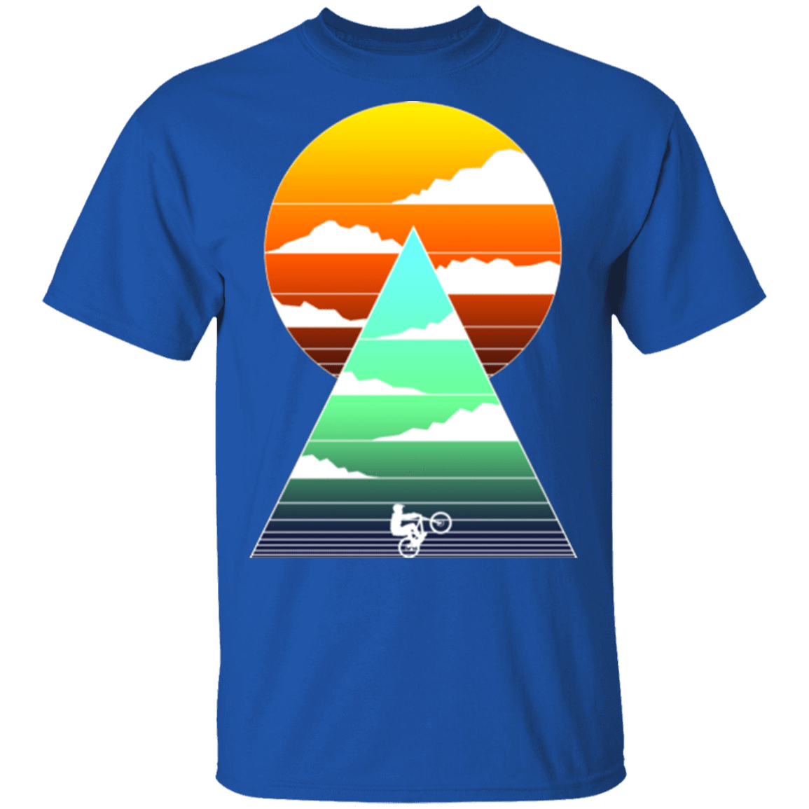 T-Shirts Royal / S Sunrise Bike Ride T-Shirt