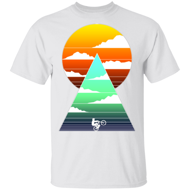 T-Shirts White / S Sunrise Bike Ride T-Shirt