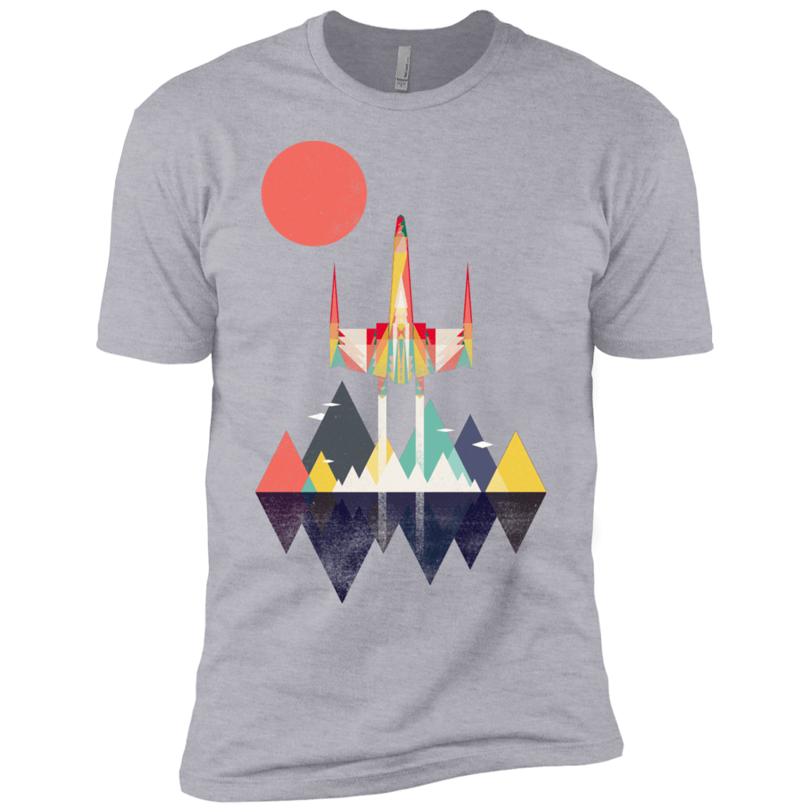 T-Shirts Heather Grey / YXS Sunset Fighter Boys Premium T-Shirt