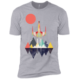 T-Shirts Heather Grey / YXS Sunset Fighter Boys Premium T-Shirt
