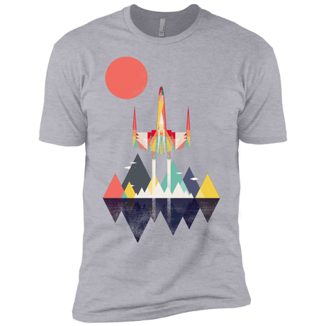T-Shirts Heather Grey / YXS Sunset Fighter Boys Premium T-Shirt