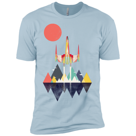 T-Shirts Light Blue / YXS Sunset Fighter Boys Premium T-Shirt