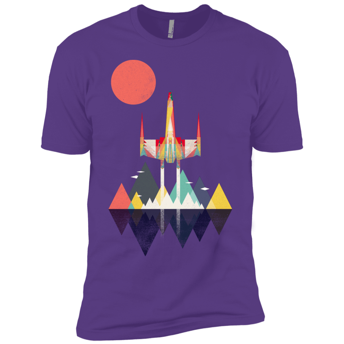 T-Shirts Purple Rush / YXS Sunset Fighter Boys Premium T-Shirt
