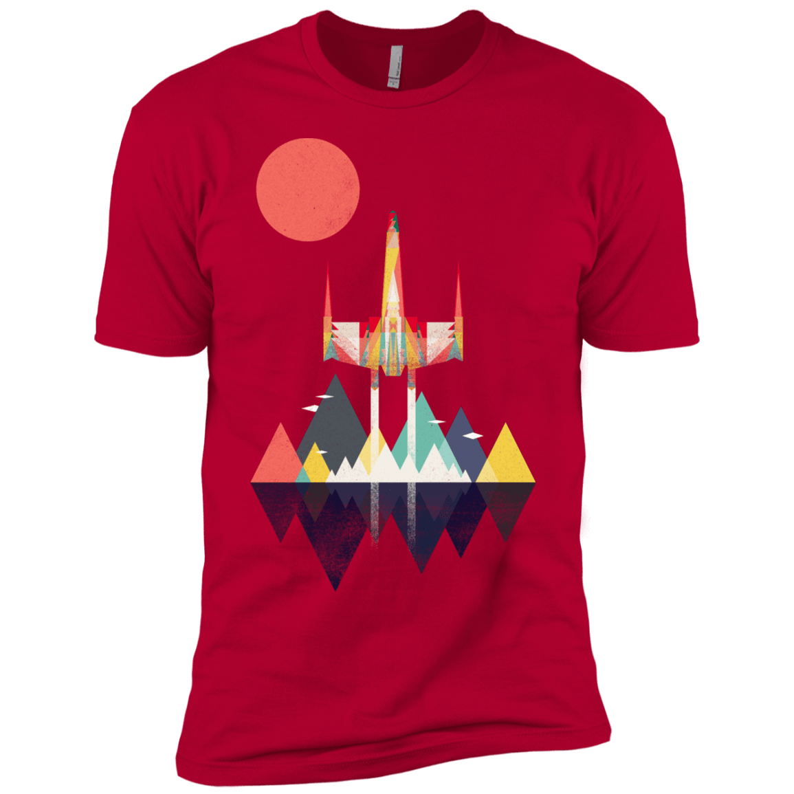T-Shirts Red / YXS Sunset Fighter Boys Premium T-Shirt