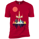 T-Shirts Red / YXS Sunset Fighter Boys Premium T-Shirt