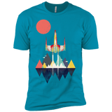 T-Shirts Turquoise / YXS Sunset Fighter Boys Premium T-Shirt