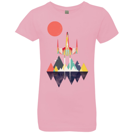 T-Shirts Light Pink / YXS Sunset Fighter Girls Premium T-Shirt