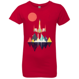 T-Shirts Red / YXS Sunset Fighter Girls Premium T-Shirt