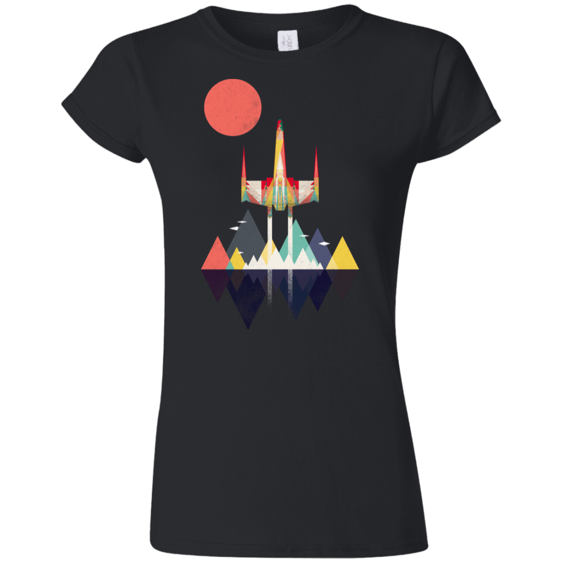 T-Shirts Black / S Sunset Fighter Junior Slimmer-Fit T-Shirt