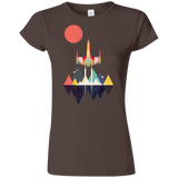 T-Shirts Dark Chocolate / S Sunset Fighter Junior Slimmer-Fit T-Shirt