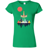 T-Shirts Irish Green / S Sunset Fighter Junior Slimmer-Fit T-Shirt