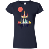 T-Shirts Navy / S Sunset Fighter Junior Slimmer-Fit T-Shirt