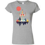 T-Shirts Sport Grey / S Sunset Fighter Junior Slimmer-Fit T-Shirt