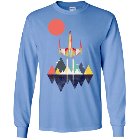 T-Shirts Carolina Blue / S Sunset Fighter Men's Long Sleeve T-Shirt