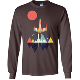 T-Shirts Dark Chocolate / S Sunset Fighter Men's Long Sleeve T-Shirt