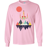 T-Shirts Light Pink / S Sunset Fighter Men's Long Sleeve T-Shirt