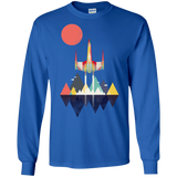 T-Shirts Royal / S Sunset Fighter Men's Long Sleeve T-Shirt