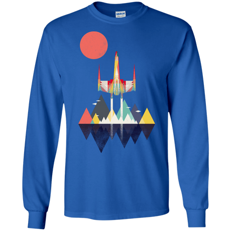 T-Shirts Royal / S Sunset Fighter Men's Long Sleeve T-Shirt