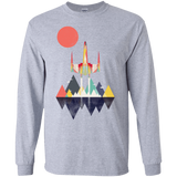 T-Shirts Sport Grey / S Sunset Fighter Men's Long Sleeve T-Shirt