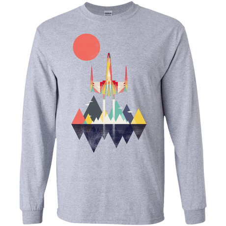 T-Shirts Sport Grey / S Sunset Fighter Men's Long Sleeve T-Shirt