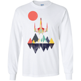 T-Shirts White / S Sunset Fighter Men's Long Sleeve T-Shirt