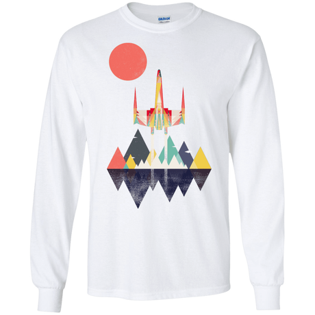 T-Shirts White / S Sunset Fighter Men's Long Sleeve T-Shirt