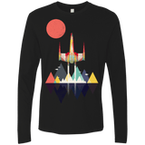 T-Shirts Black / S Sunset Fighter Men's Premium Long Sleeve