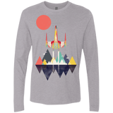 T-Shirts Heather Grey / S Sunset Fighter Men's Premium Long Sleeve